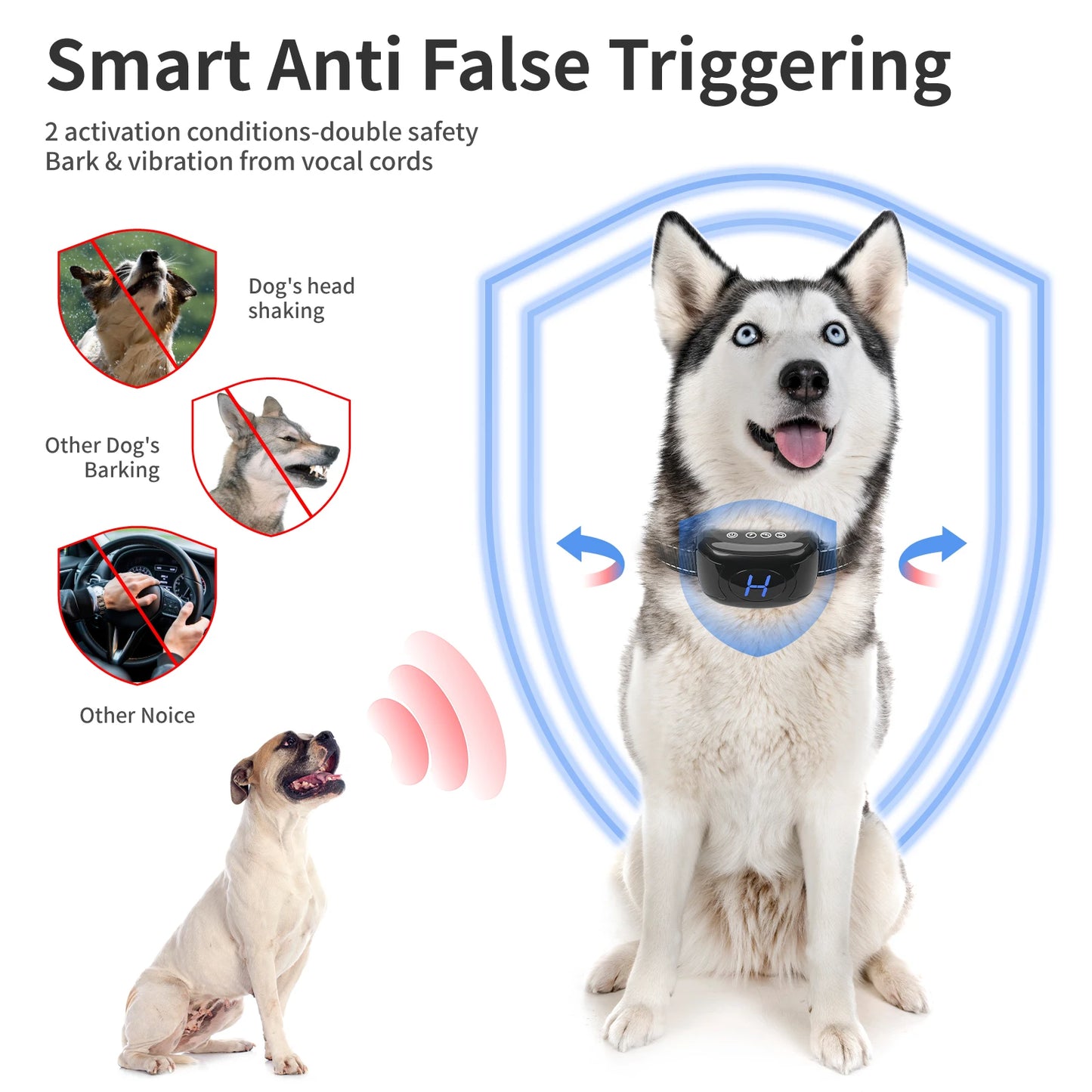Dog Bark Collar smart