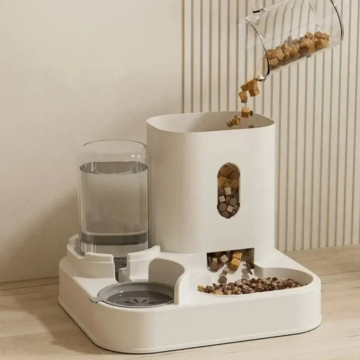 Automatic Feeder Dog Cat Food Bowl With Water