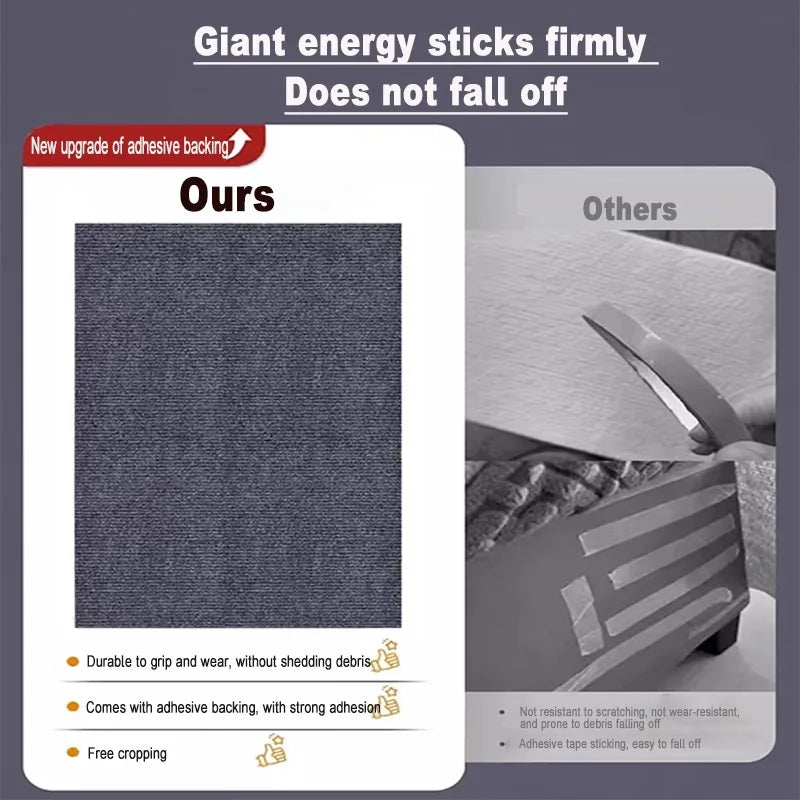 Trimmable Cat Scratching Mat Cat Scratcher Sofa Tape