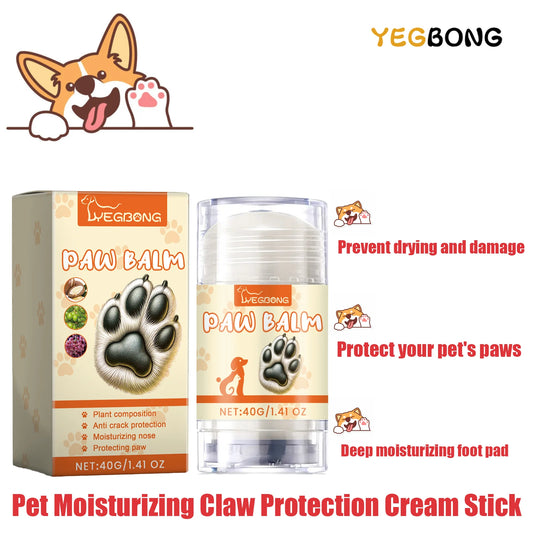 Pet Paw Balm Noses Paws Moisturizer Repair Dry Cracked Cat Foot Care Protector