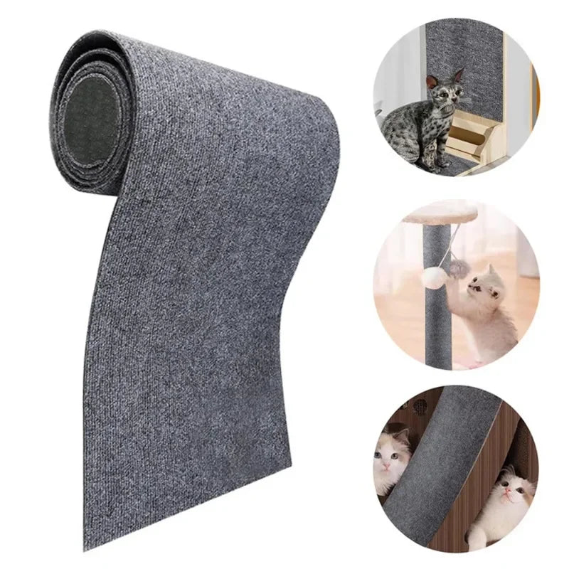 Trimmable Cat Scratching Mat Cat Scratcher Sofa Tape