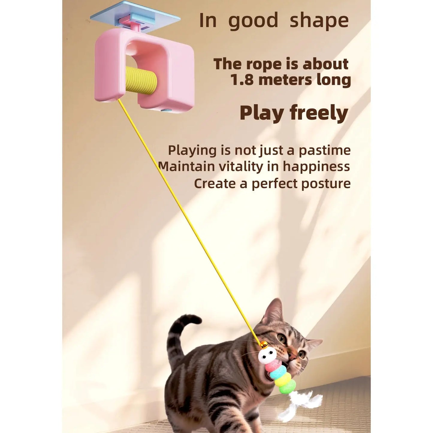 The New Type Of Cat Electric Smart Hanging Door Toy