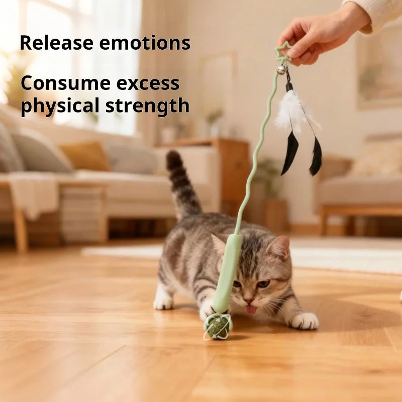 Cat Toys Interactive Cat Fishing Rod