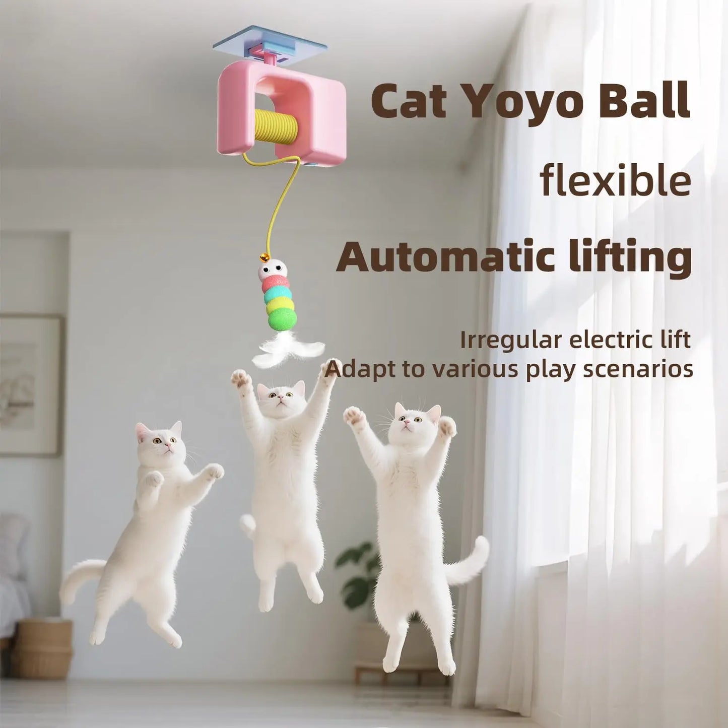 The New Type Of Cat Electric Smart Hanging Door Toy