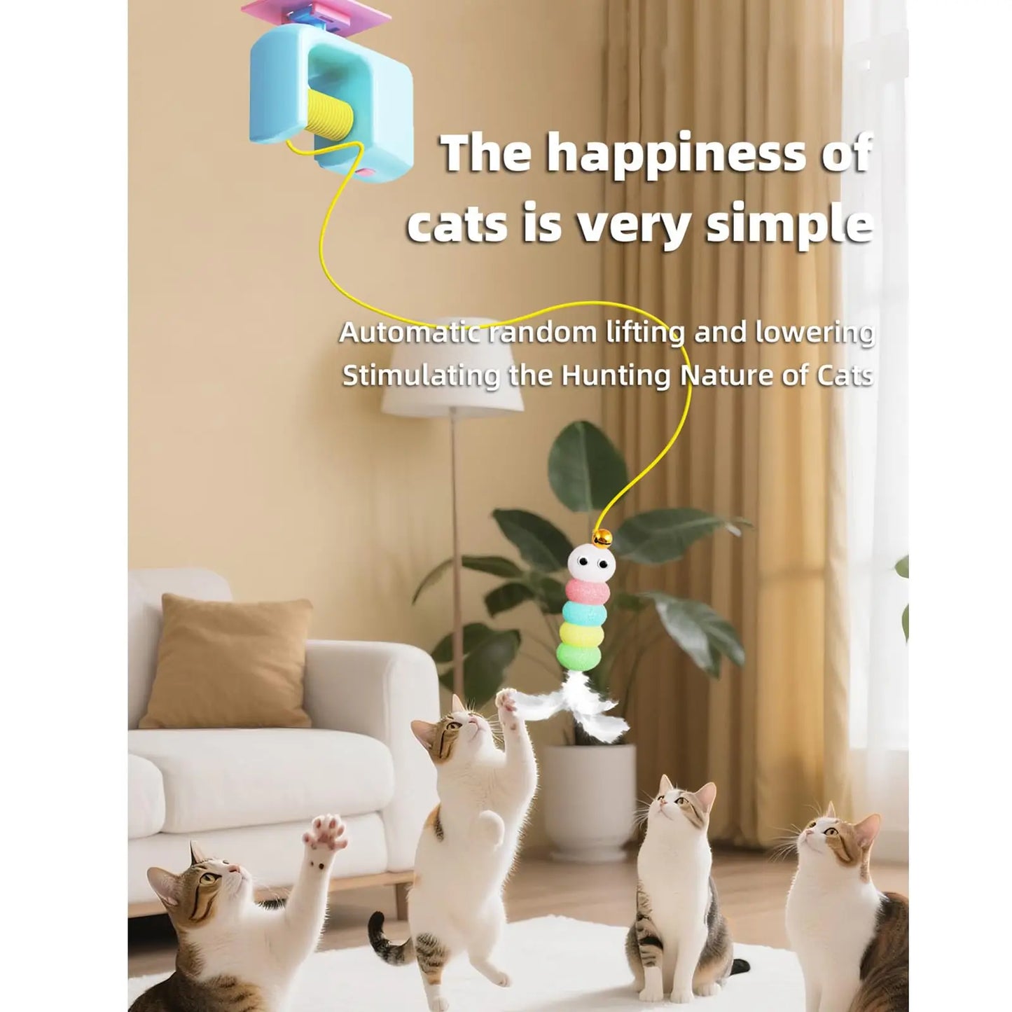 The New Type Of Cat Electric Smart Hanging Door Toy