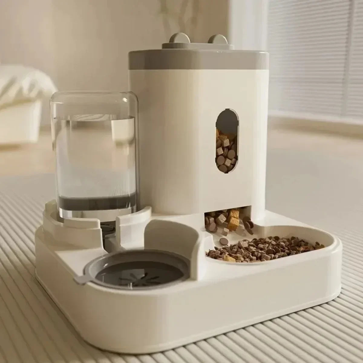 Automatic Feeder Dog Cat Food Bowl With Water