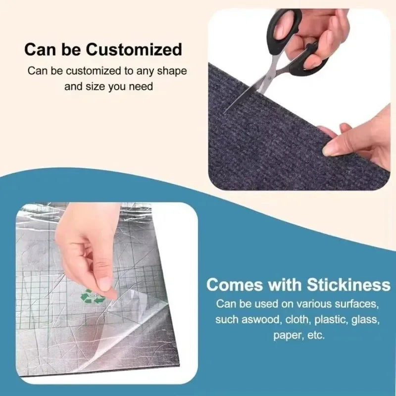 Trimmable Cat Scratching Mat Cat Scratcher Sofa Tape