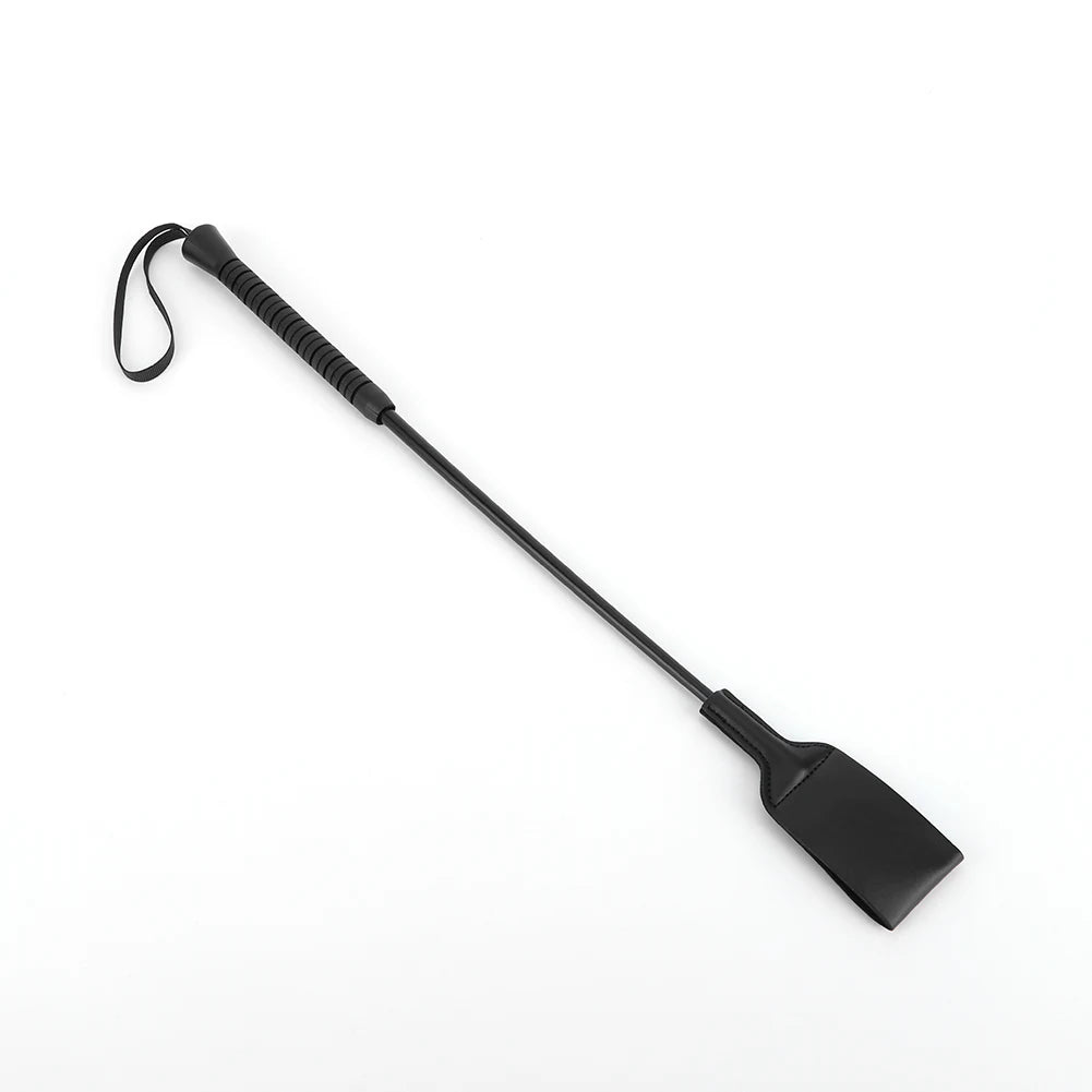 21Inch Horse Whip with Handle Outdoor Portable Pointer PU Leather Equestrianism Horse Crop for Equestrian Sports