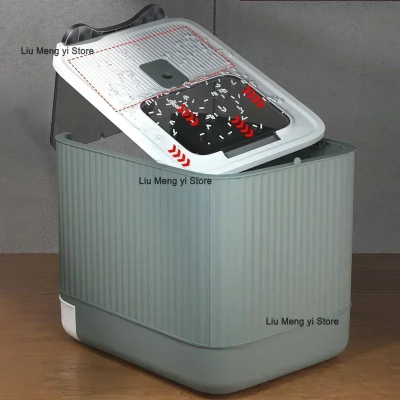 UV Sterilization Cat Litter Box Fully Enclosed Anti-Splashing Cat Toilet