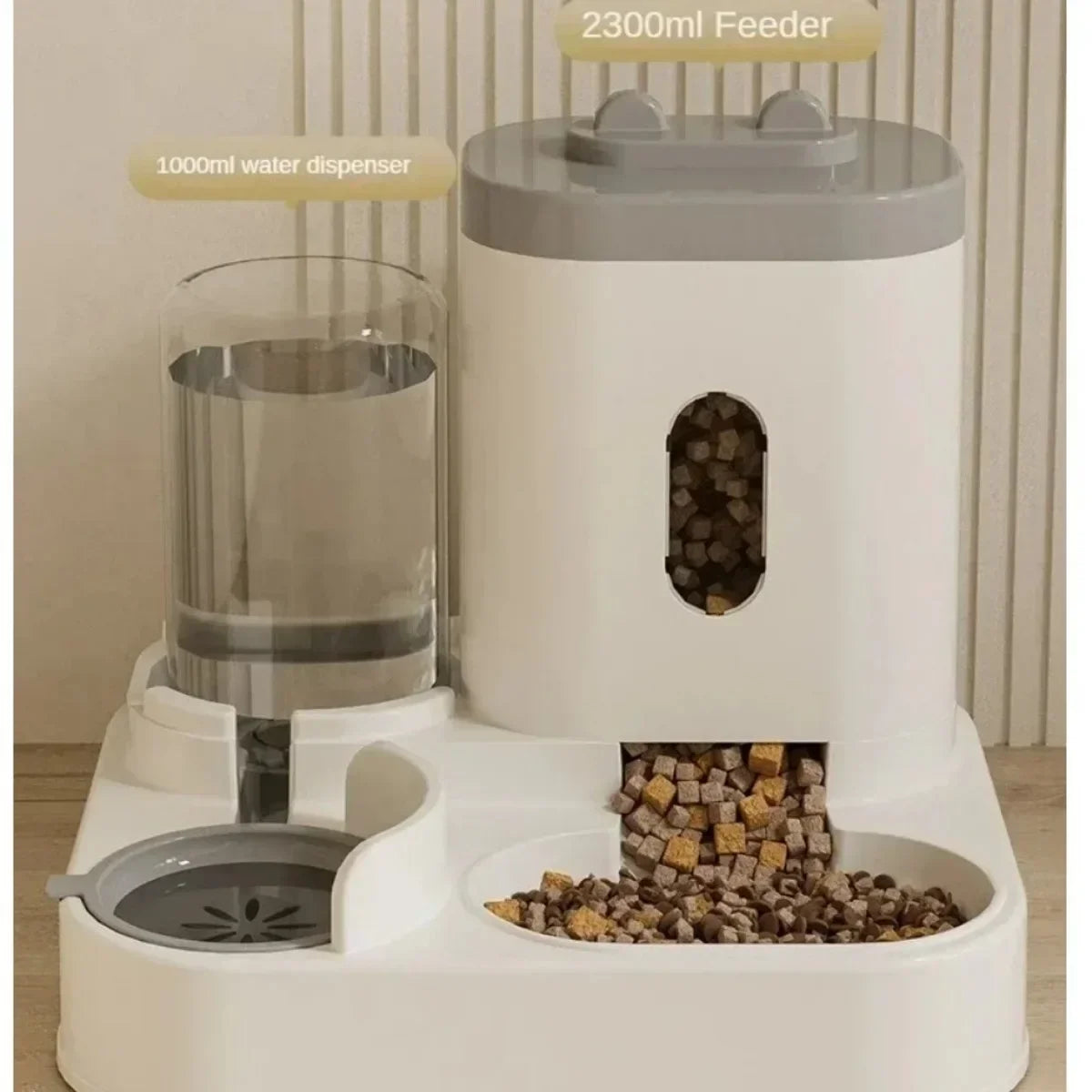 Automatic Feeder Dog Cat Food Bowl With Water